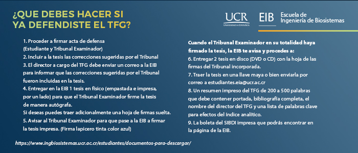 Que hacer si ya defendiste el TFG.